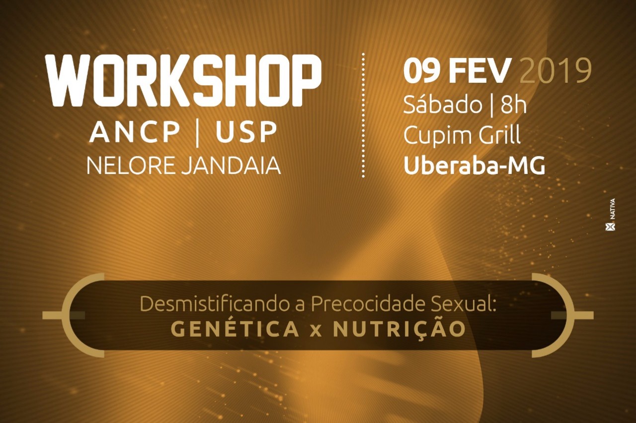 ANCP, USP e Nelore Jandaia promovem Workshop sobre Precocidade Sexual