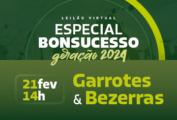 LEILÃO VIRTUAL ESPECIAL BONSUCESSO GERAÇÃO 2024