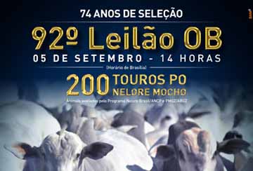 92º LEILÃO OB