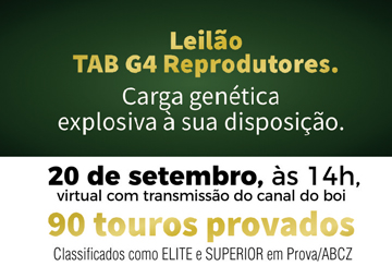LEILÃO TAB G4 REPRODUTORES