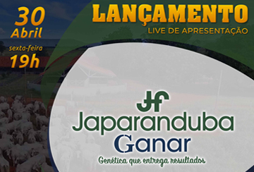 LIVE DE APRESENTAÇÃO - JAPARANDUBA-GANAR