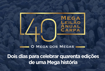 40º MEGA LEILÃO ANUAL CARPA - REPRODUTORES E CORTE