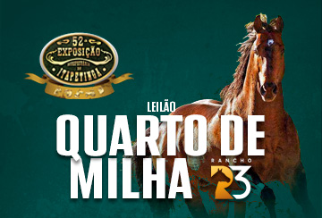 LEILÃO QUARTO DE MILHA - EXPO ITAPETINGA