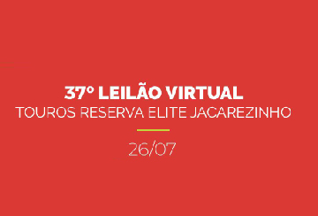 37º LEILÃO DE TOUROS RESERVA ELITE JACAREZINHO