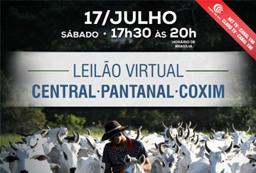 LEILÃO VIRTUAL CENTRAL - PANTANAL - COXIM