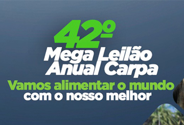 42º MEGA LEILÃO ANUAL CARPA - REPRODUTORES E CORTE