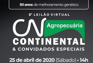 5º LEILÃO VIRTUAL AGROPECUÁRIA CONTINENTAL & CONVIDADOS ESPECIAIS