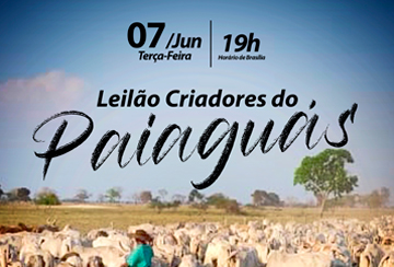 LEILÃO CRIADORES DO PAIAGUÁS