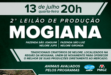 2º LEILÃO PRODUÇÃO MOGIANA