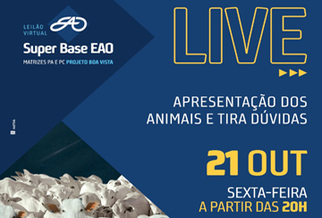 LIVE - APRESENTAÇÃO DOS ANIMAIS E TIRA DÚVIDAS EAO