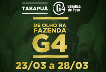 LEILÃO TAB G4 - DE OLHO NA FAZENDA DE 23/03 A 27/03