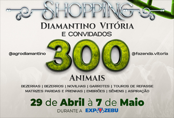 SHOPPING DIAMANTINO, VITÓRIA E CONVIDADOS