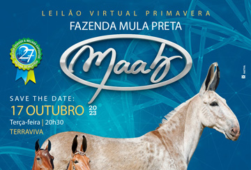 LEILÃO VIRTUAL PRIMAVERA MAAB FAZENDA MULA PRETA