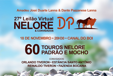 27º LEILÃO VIRTUAL NELORE DP E CONVIDADOS